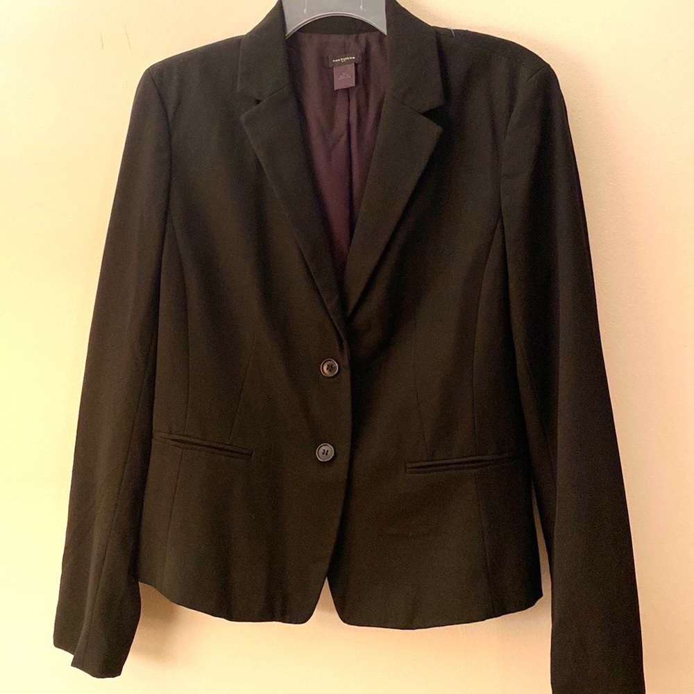 Ann Taylor Black Blazer, SZ 12